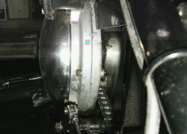 A loose chain can rub on the inner primary if it is out of alignment. That can be expensive.