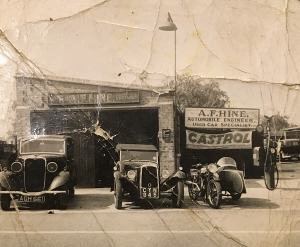 A F Hine Motor Garage 148 Hastings Road Bromley circa 1940.jpg