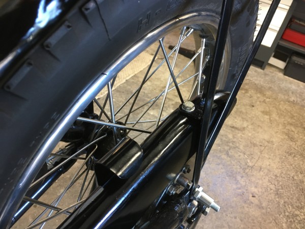 Upper Guard on  Chain on and adjusted