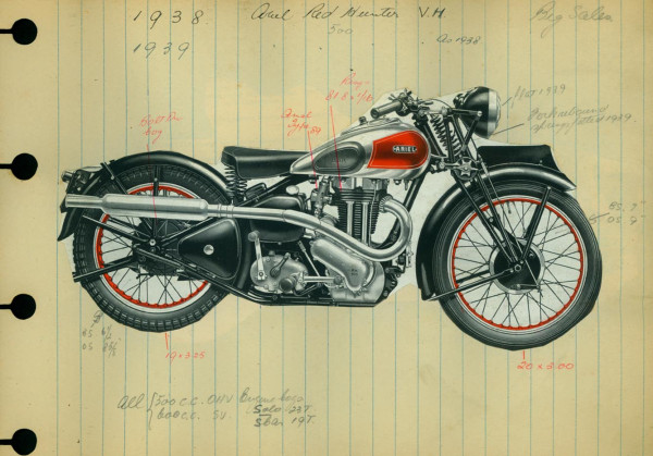 Omodei data sheet, Ariel ,1938 1939 Red Hunter.1.jpg