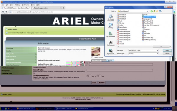 8. back to the AOMCC page and click "browse", locate your photo then submit.<br />Done.