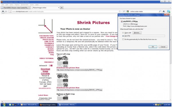 7. click "download this picture now" and save it to your desktop (or a place you can find)